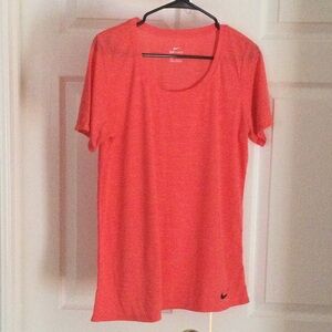 Nike, dry fit,  orange, t-shirt